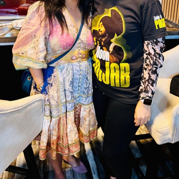 Zimmermann Anneke Lantern Mini Dress in Spliced size 3 - Picture 3 of 3